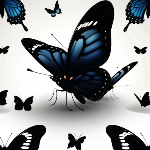black butterfly wallpaper hd