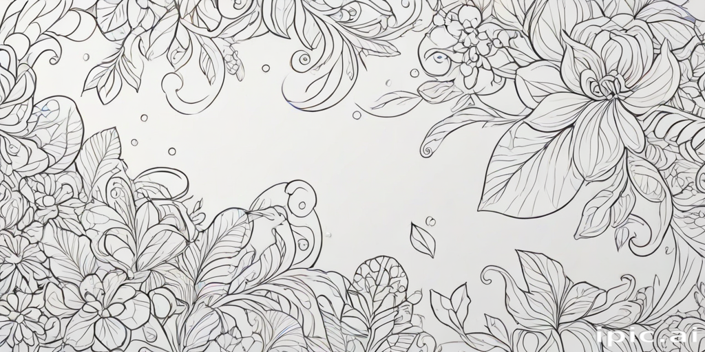line art background