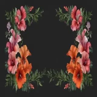 border flower png