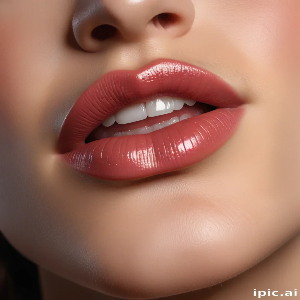 glossy lips png