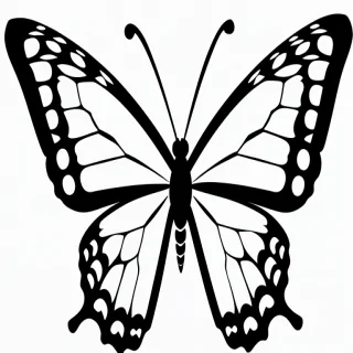 butterfly png outline