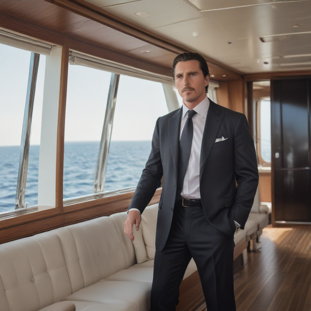 bruce wayne yacht scene