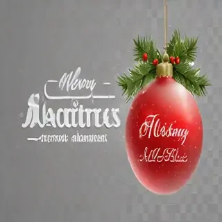 merry christmas transparent
