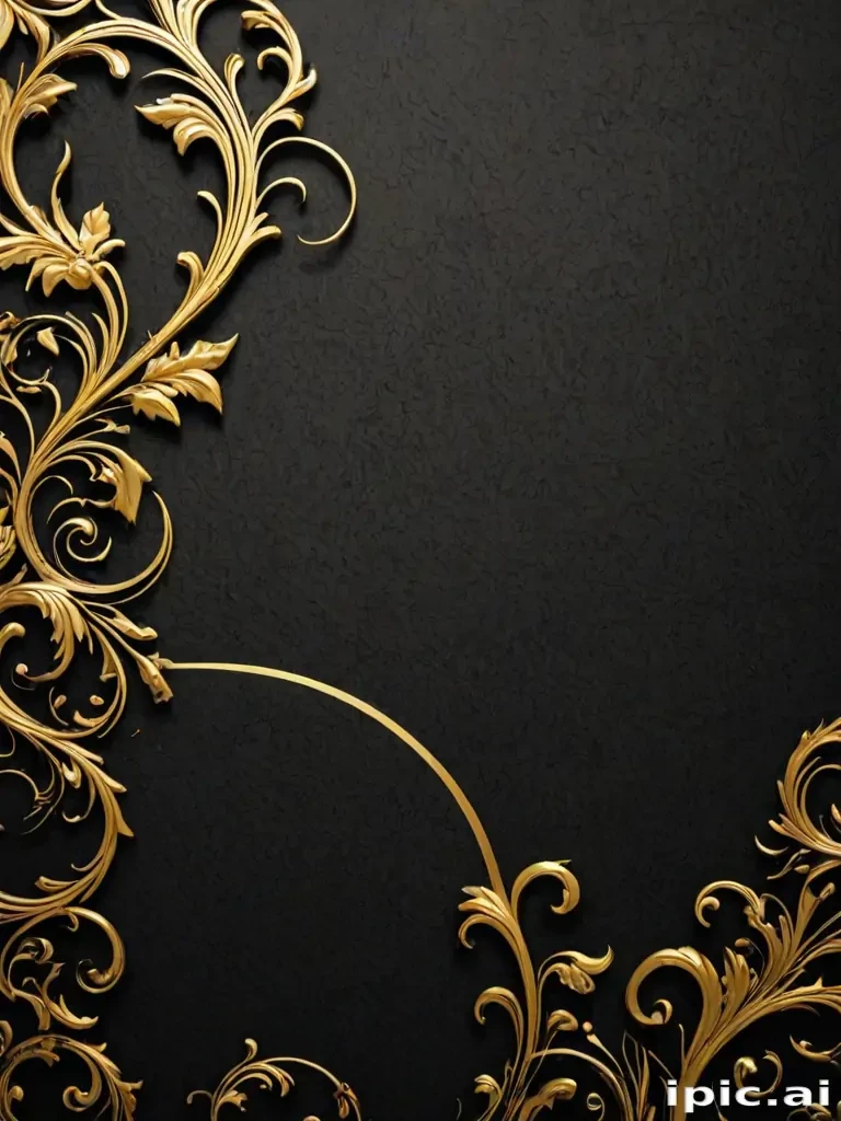 black and gold background