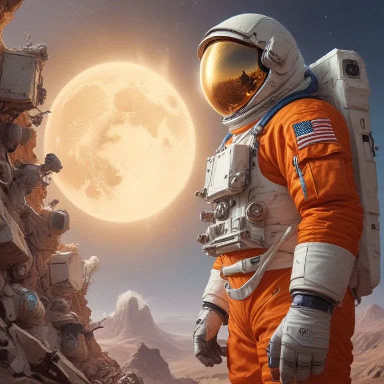 astronaut cartoon