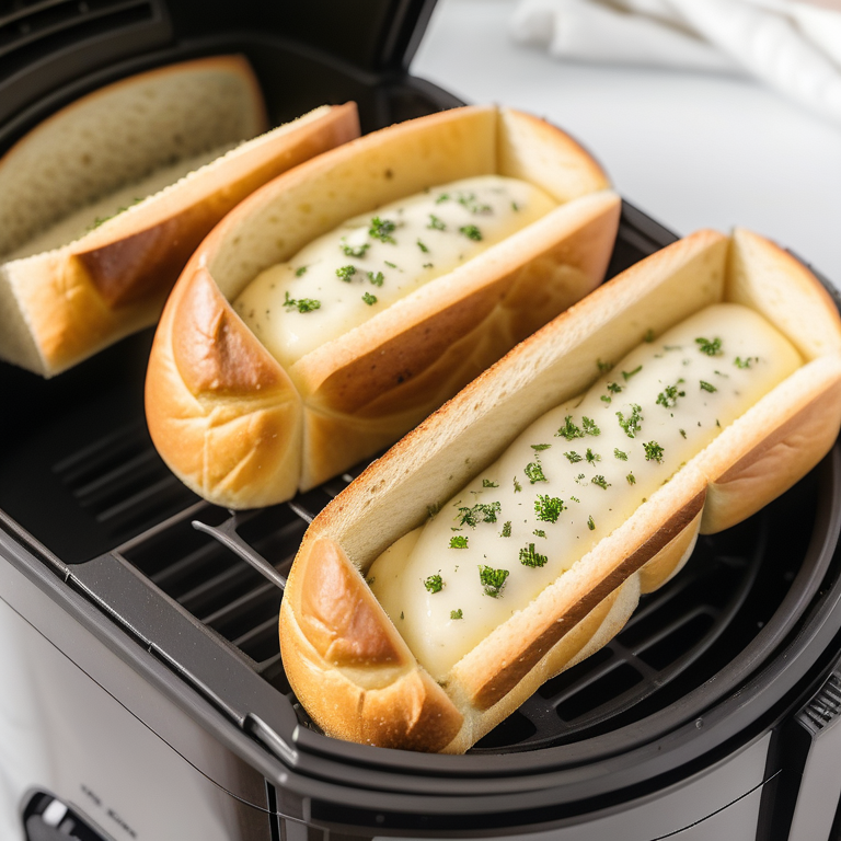 frozen garlic bread air fryer