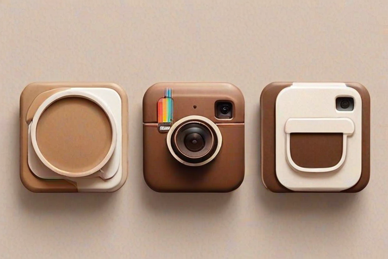 aesthetics brown instagram highlight icons