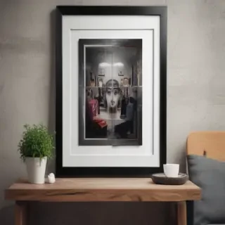framed art mockup