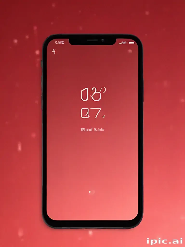 red lockscreen