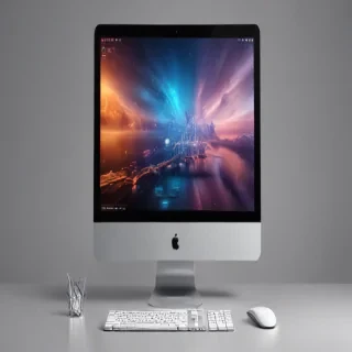 computer website mockup