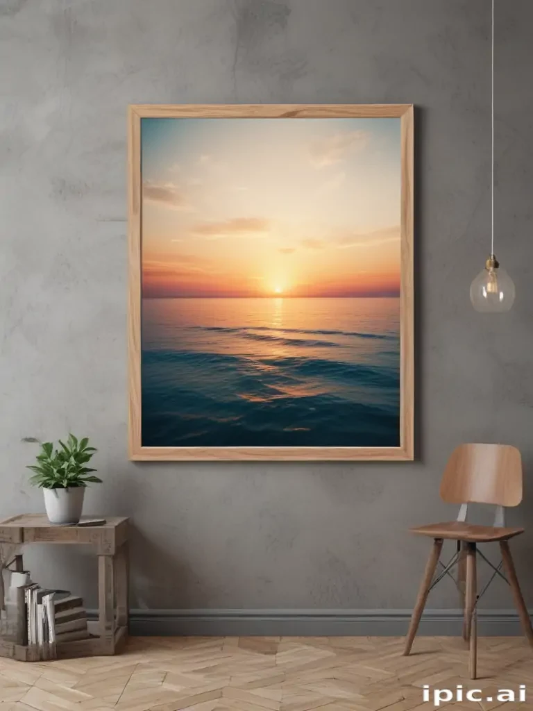 free wall art mockup