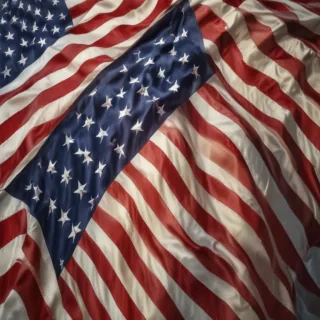 american flag aesthetic