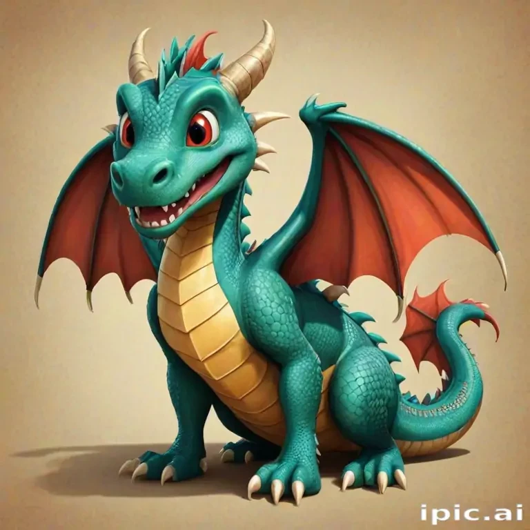cartoon of a dragon