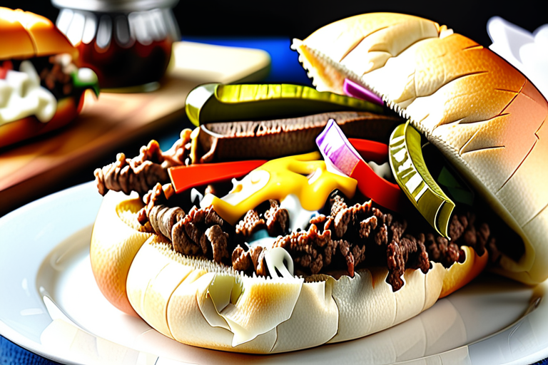 ground beef philly cheese steak recipe