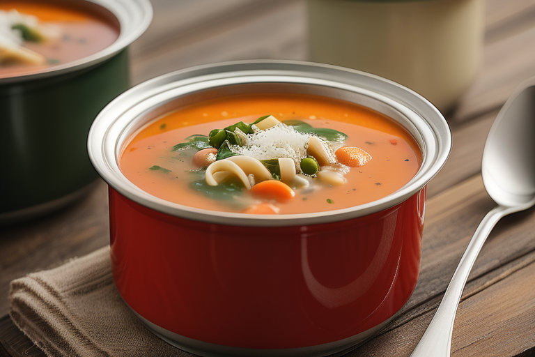 lowest carb soups in a can