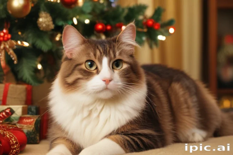 cat christmas wallpaper