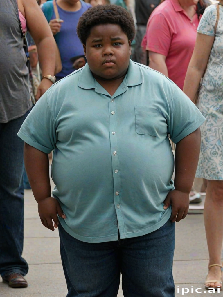 fat black kid