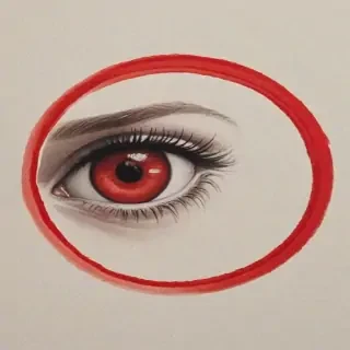 red circle