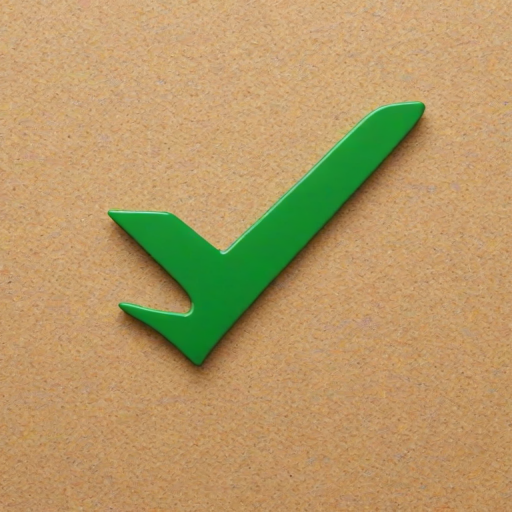 green check mark