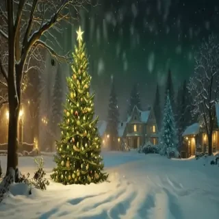 green christmas wallpaper