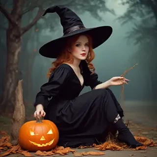 vintage witch images