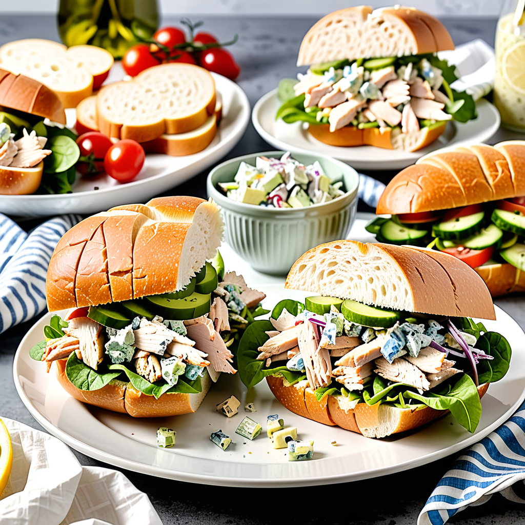 what to serve with chicken salad sandwiches