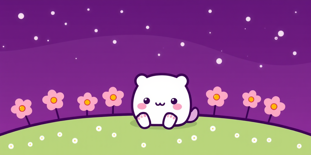 kawaii cute purple wallpaper