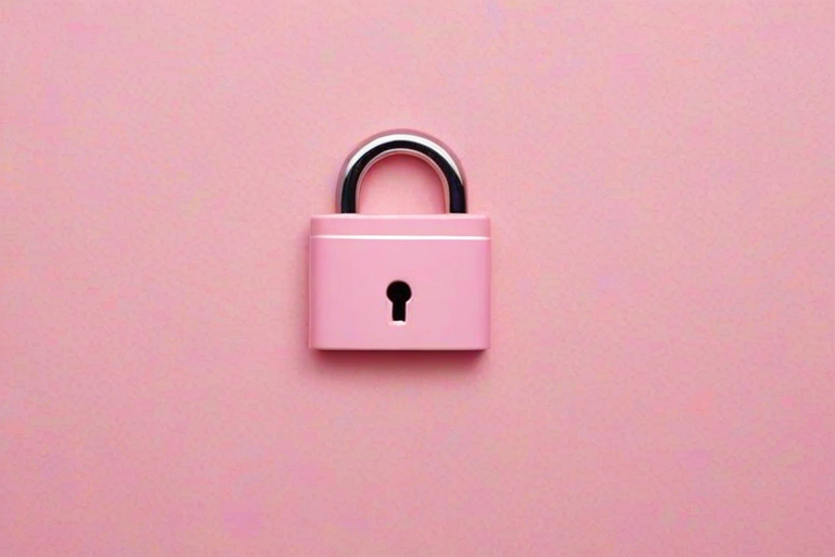 pink lock screen wallpaper