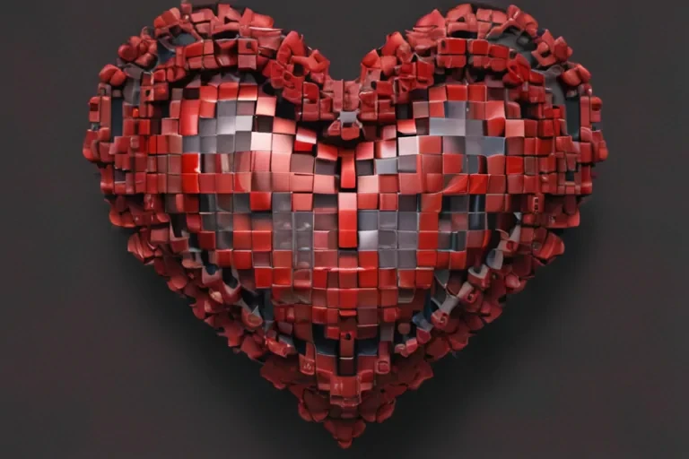 pixelated heart png