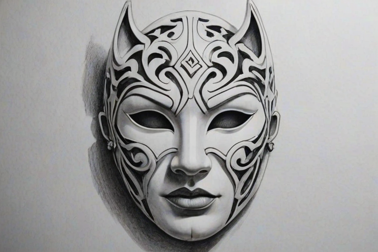 mask drawing
