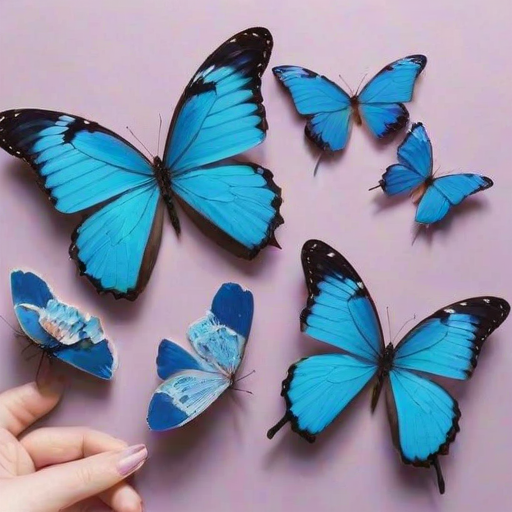 blue butterfly aesthetic