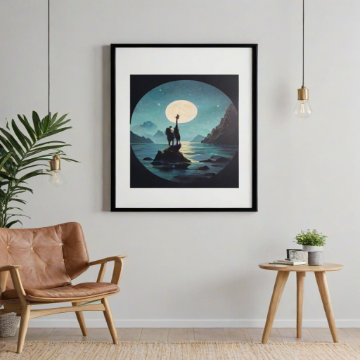 framed art mockup