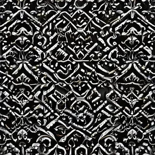 black with white pattern