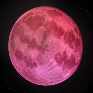 pink moon wallpaper