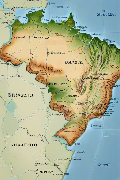 brazil map