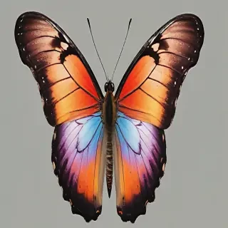 butterfly with no background