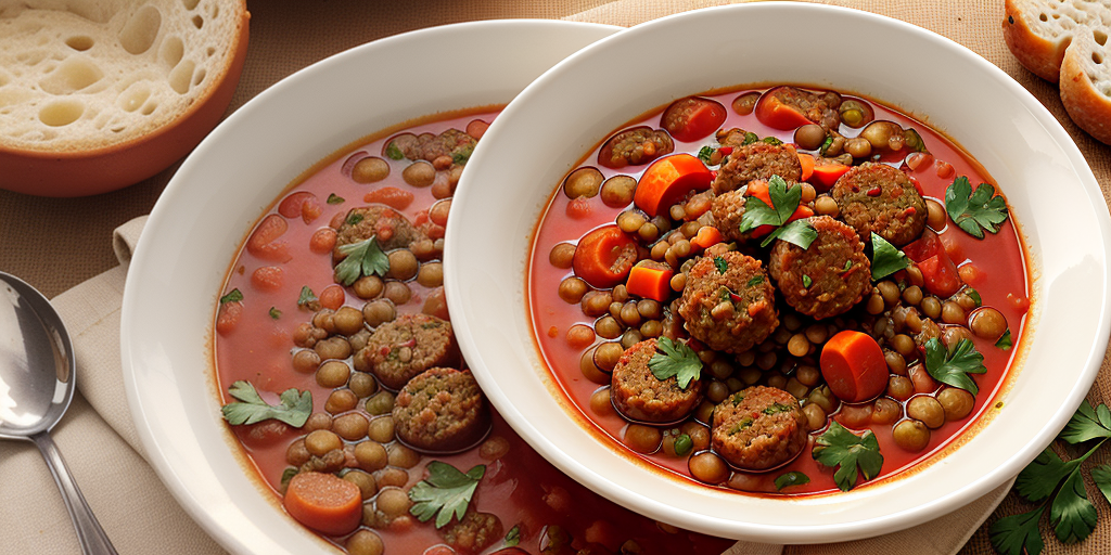 recipe for carrabba's lentil sausage soup