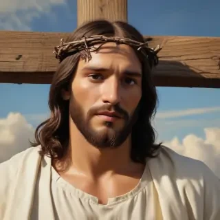picture of jesus on cross