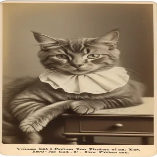 vintage cat pictures