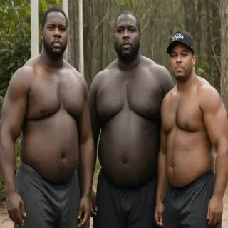 big black fat men