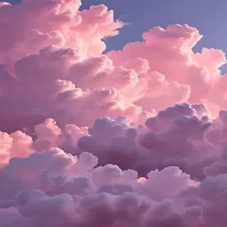 aesthetic pink clouds