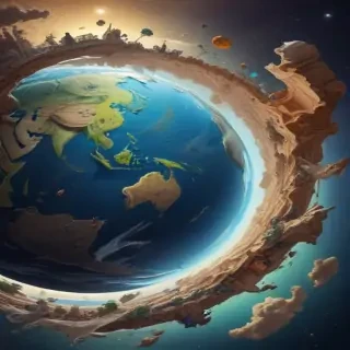 cartoon picture of planet earth