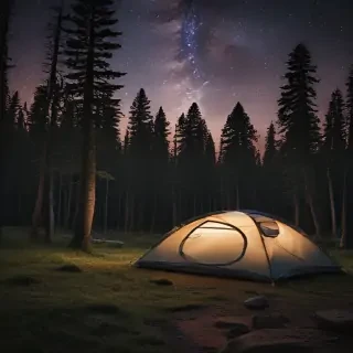 camping background pic