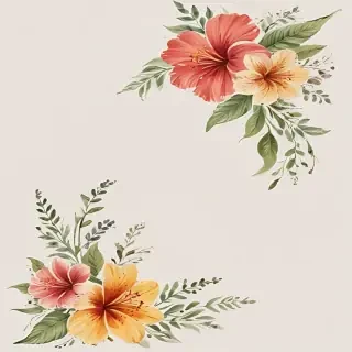 png border flower