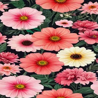 flowers with no background