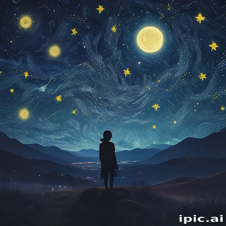 starry night png