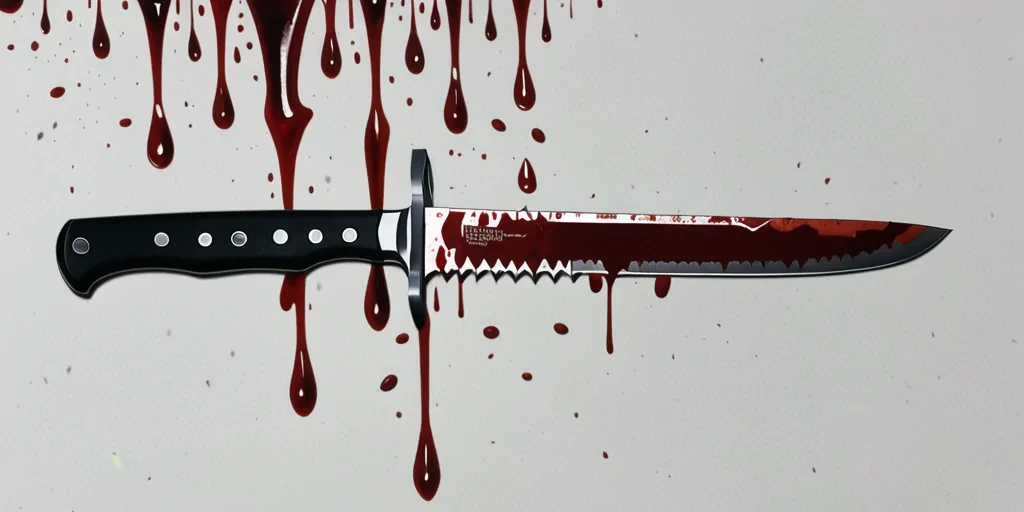 bloody knife aesthetic