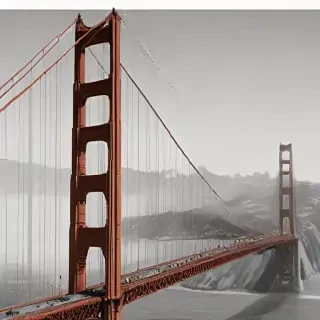 clipart golden gate bridge