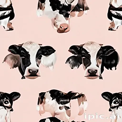 aesthetic cow print wallpaper