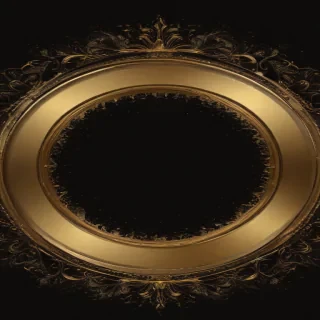gold circle png